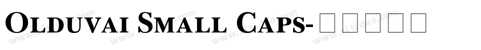 Olduvai Small Caps字体转换